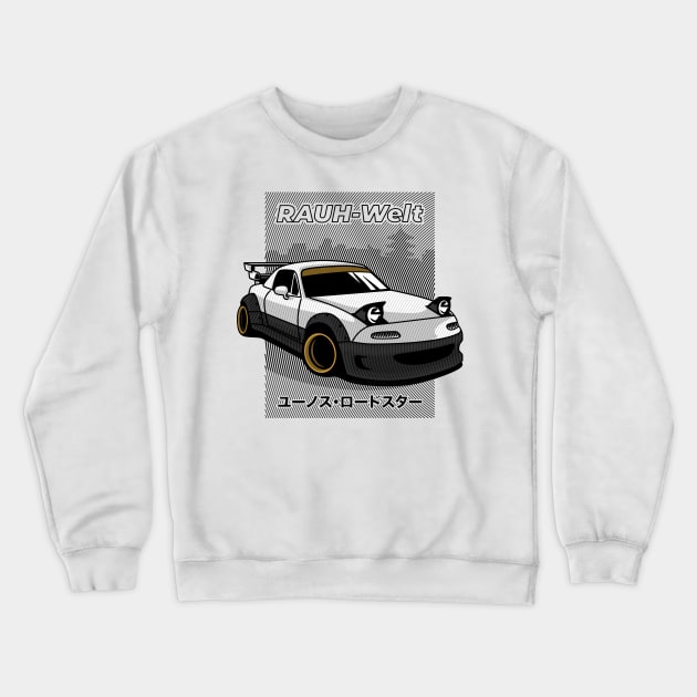 JDM car mazda miata rauh-welt Crewneck Sweatshirt by celengan